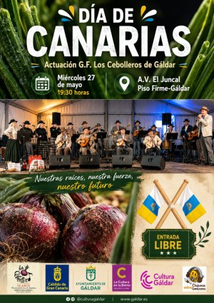 G&aacute;ldar: Piso Firme celebra el D&iacute;a de Canarias con la m&uacute;sica de Los Cebolleros