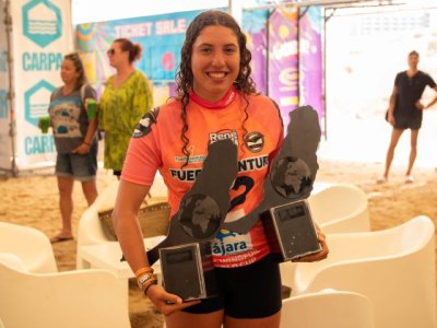 Windsurf: Los campeones de Freefly Slalom y Freestyle de Wingfoil reciben sus galardones en Sotavento