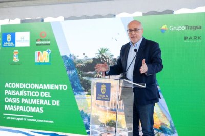 El Cabildo y el Ayuntamiento de San Bartolom&eacute; de Tirajana acondicionan el palmeral de Maspalomas con una inversi&oacute;n de 6,8 millones