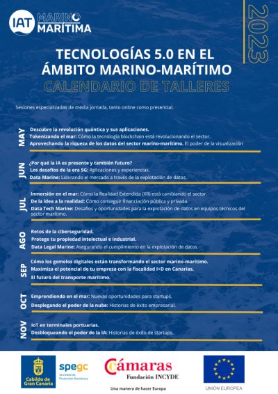 La SPEGC lanza un ambicioso calendario de talleres sobre tecnolog&iacute;as 5.0 para el sector marino-mar&iacute;timo