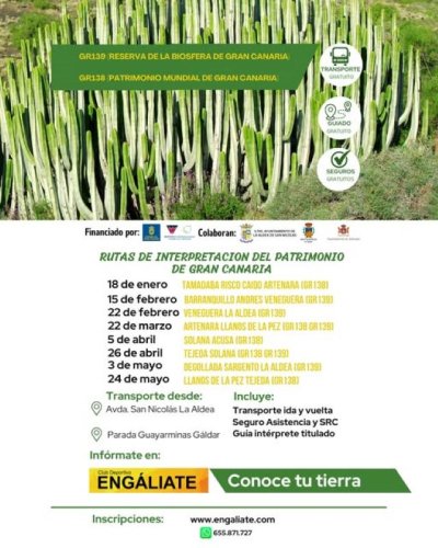 Tejeda: ¿Quieres contribuir a la conservación de nuestro patrimonio natural y cultural, la biodiversidad y el paisaje de la Reserva de la Biosfera de Gran Canaria?