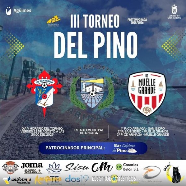 Fútbol Regional: El CD San Isidro se proclamó campeón del triangular, 3º torneo “EL PINO” de Arinaga