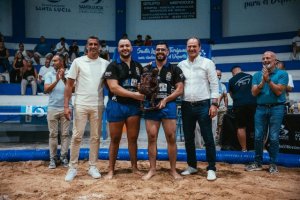 El Uni&oacute;n Ag&uuml;imes Cicar conquista el Torneo DIELCA de Lucha Corrida tras imponerse en la muerte s&uacute;bita