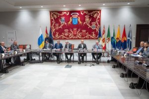 Clavijo traslada a los grupos su estrategia para que Madrid facilite recursos para el escudo social canario