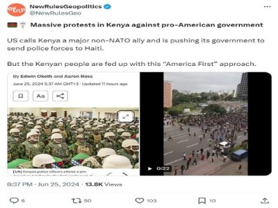 Artículo de opinión: &#039;Los violentos disturbios en Kenia no fueron una revuelta antiestadounidense&#039;