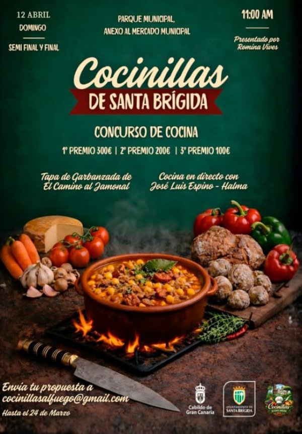 Santa Br&iacute;gida busca al mejor &ldquo;cocinillas&rdquo; del municipio