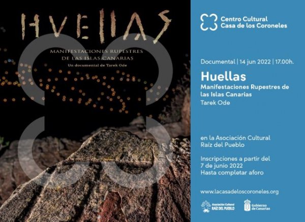 Patrimonio Cultural proyecta el documental ‘Huellas’ de Tarek Ode, en La Oliva