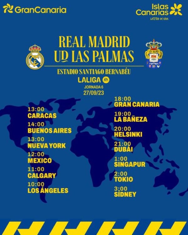 Radio Faro del Noroeste retransmite hoy, miércoles  27-09-23, a las 18.00 horas: Real Madrid - UD Las Palmas