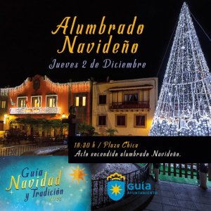 Gu&iacute;a da la bienvenida a la Navidad ma&ntilde;ana jueves con el encendido del alumbrado navide&ntilde;o