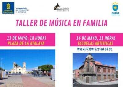 Guía: Taller de Percusión Corporal para niños en la Plaza de La Atalaya y en las Escuelas Artísticas Municipales