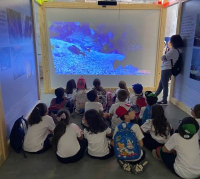 G&aacute;ldar: Alumnado del CEIP de Sardina visita el Aula de Mar