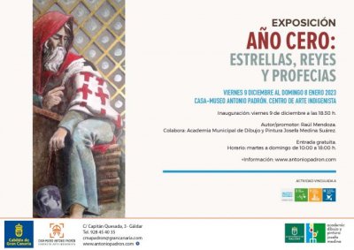 G&aacute;ldar: La Casa-Museo Antonio Padr&oacute;n acoge la exposici&oacute;n 'A&ntilde;o Cero: Estrellas, Reyes y Profec&iacute;as'