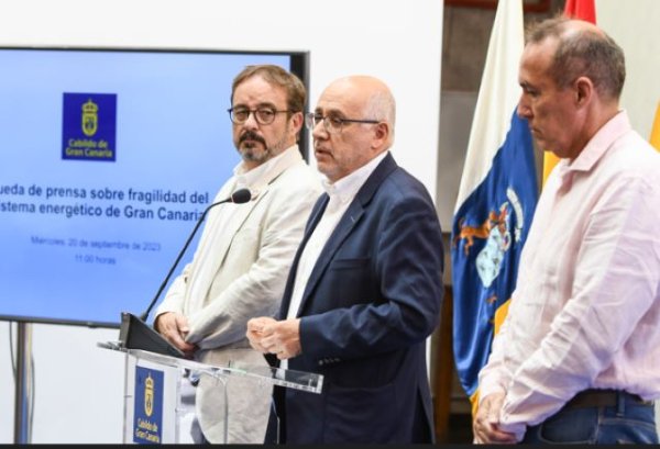 Antonio Morales exige al Ministerio acciones urgentes para acabar con la inseguridad y el riesgo de apagón general en Gran Canaria