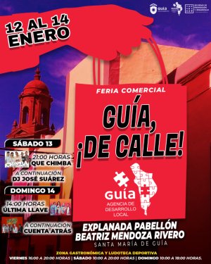 Los negocios de Guía salen a la calle la próxima semana