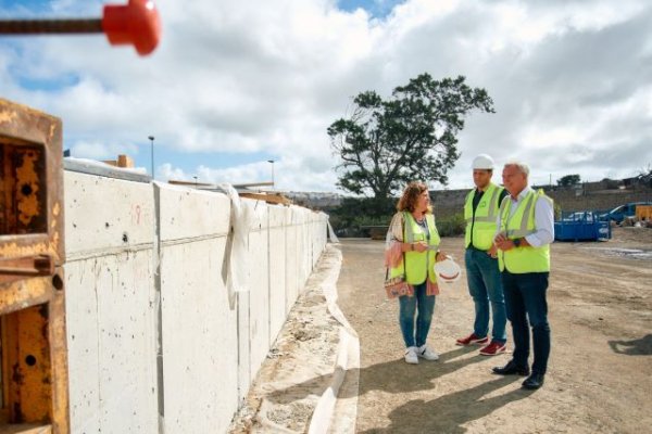 Obras Públicas destina cuatro millones de euros a crear los 4.000 bloques que garantizarán la estructura de la GC-1