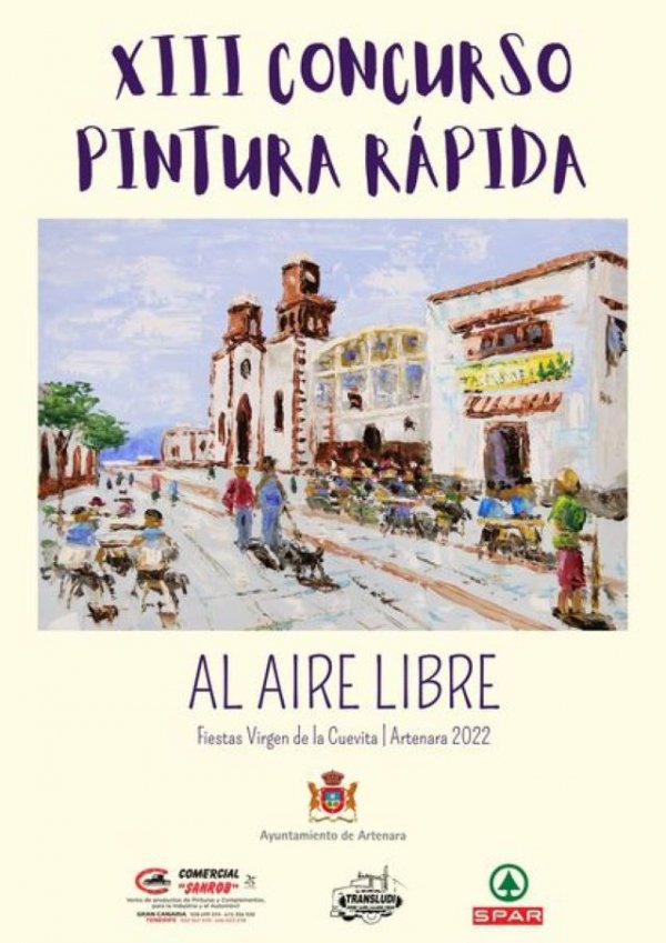 Artenara: XIII concurso de pintura rápida al aire libre 2022