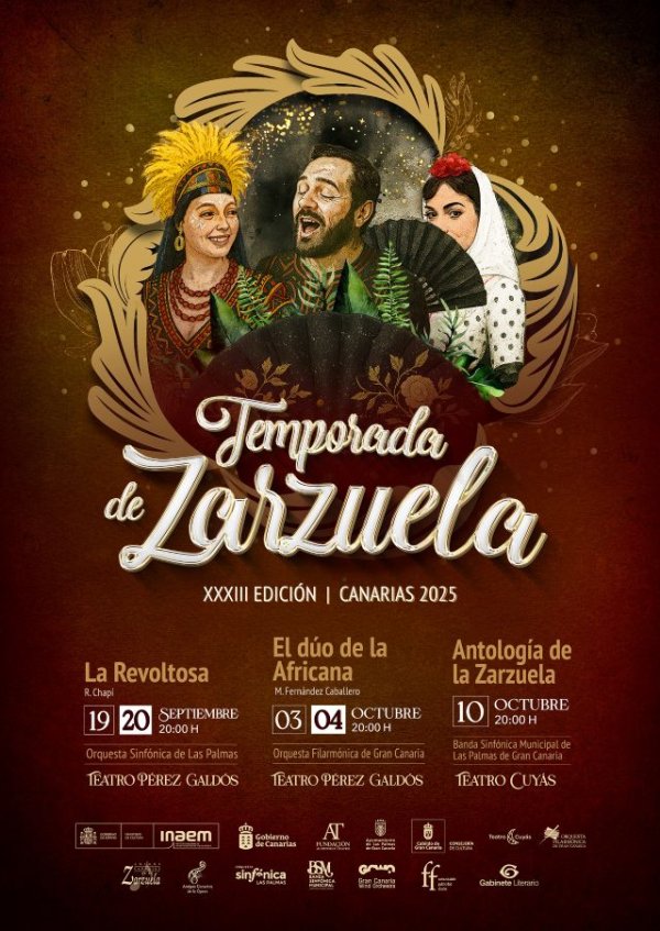 La XXXIII Temporada de Zarzuela de Canarias rinde homenaje al género chico