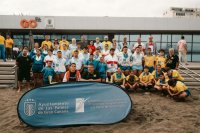 La pasi&oacute;n por la Lucha Canaria inunda Las Canteras por las Fiestas Fundacionales