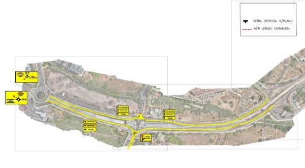 Arucas: La Consejería de Obras Públicas informa de nuevos mensajes para continuar con los trabajos en la GC-20