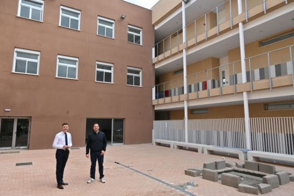 Gáldar: La obra del IES Agáldar entra en su recta final