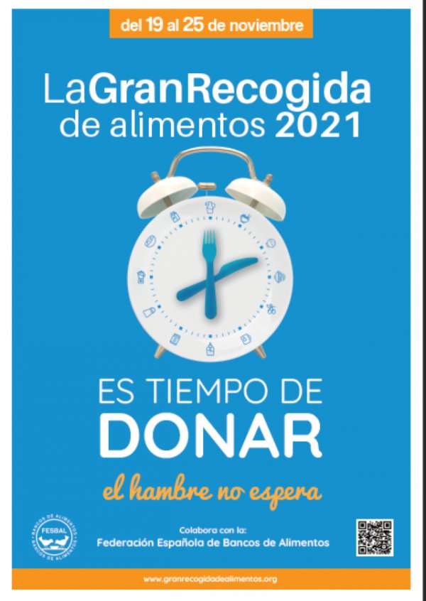 Llega la Gran Recogida 2021, organizada por La Federación Española de Bancos de Alimentos
