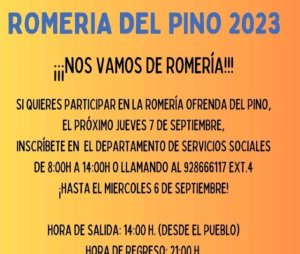 Artenara: Romería del Pino 2023