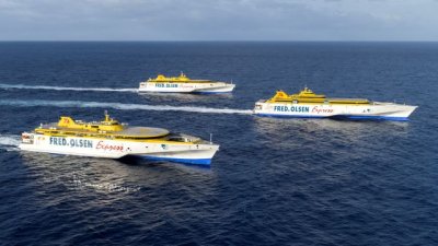 Fred. Olsen Express cierra 2023 con m&aacute;s de 3,5 millones de pasajeros