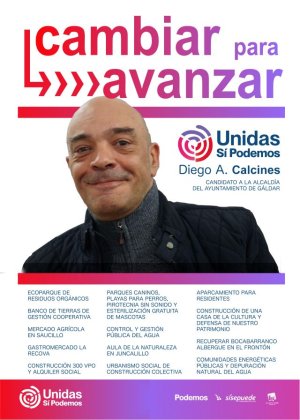 Unidas Si Podemos - Gáldar ofrece construir viviendas sociales, crear empleo verde y bajar el sueldo de los concejales