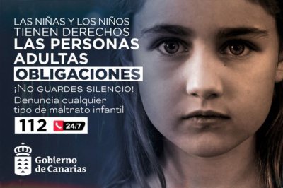 Canarias llama a no guardar silencio ante cualquier situaci&oacute;n de maltrato infantil