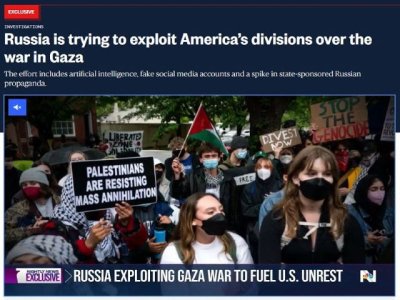 Artículo de opinión: &#039;El único interés de Rusia en las protestas universitarias por Palestina es exponer la hipocresía estadounidense&#039;