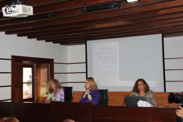 El Cabildo presenta la primera Guía para el Uso No Sexista del Lenguaje en el Ámbito de la Cultura