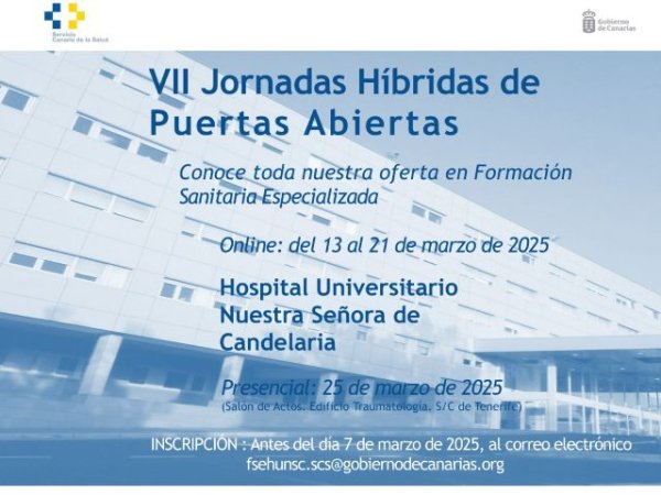 El Hospital La Candelaria organiza unas jornadas para captar talento entre futuros especialistas sanitarios