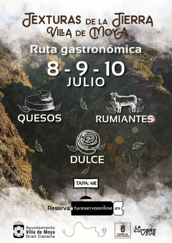 Los quesos, la reposter&iacute;a y la carne producidos en la Villa de Moya en la segunda edici&oacute;n del programa &lsquo;Texturas de la tierra&rsquo;