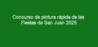 Arucas: La Concejal&iacute;a de Festejos convoca su concurso de pintura r&aacute;pida por las Fiestas de San Juan 2025
