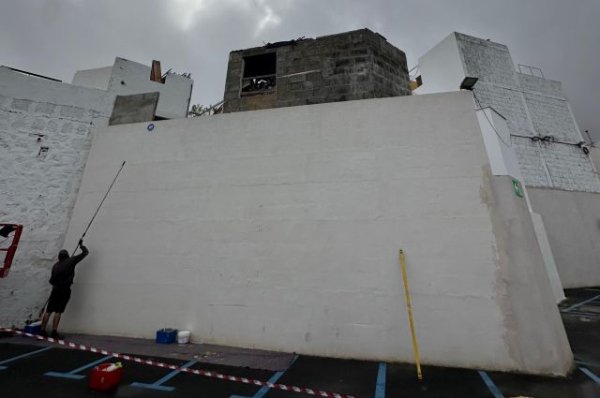 Gáldar: Comienza la elaboración de un nuevo mural en La Quinta