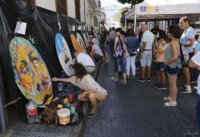 Agaete acoge este domingo el ‘Encuentro de Pintores: Pintores con La Rama’ con una quincena de artistas 