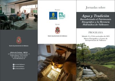Valleseco celebra las Jornadas “Agua y Tradición” para descubrir el patrimonio etnográfico e hidráulico del municipio