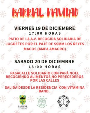 G&aacute;ldar: La solidaridad navide&ntilde;a recorre Barrial este fin de semana para ayudar a quienes m&aacute;s lo necesitan