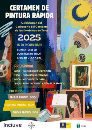 Teror: El Convento de las Dominicas acoge este sábado un Certamen de Pintura Rápida al aire libre