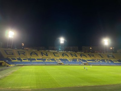 El Estadio de Gran Canaria ya tiene operativo el nuevo sistema de iluminaci&oacute;n para la temporada 2024/25