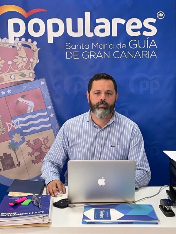Alejandro Rivero (PP): “El alcalde de Guía evade sus responsabilidades, creando una cortina de humo que no beneficia ni a la institución ni al municipio”