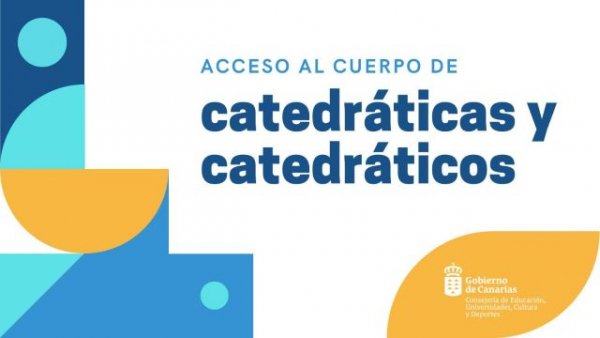 Educación tramita la convocatoria del procedimiento de acceso al cuerpo de catedráticos y catedráticas