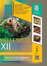 Este viernes empiezan las 12 Jornadas Gastronómicas de la Manzana y la Sidra de Valleseco