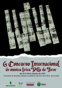 El 6&ordm; Concurso de M&uacute;sica L&iacute;rica &lsquo;Villa de Teror&rsquo; ampl&iacute;a hasta el 21 de octubre el plazo de inscripci&oacute;n