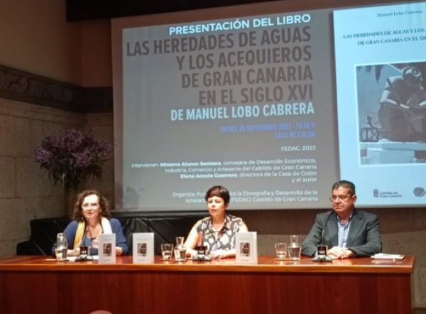 Manuel Lobo ahonda en el vínculo entre los heredamientos y acequieros y su papel en la historia del agua en Gran Canaria