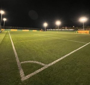 Gáldar: El campo de fútbol de Saucillo mejora su eficiencia energética con la instalación de tecnología LED