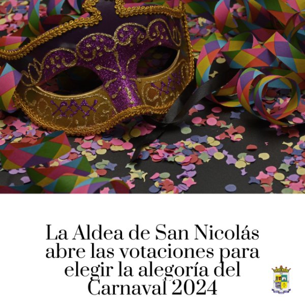 La Aldea de San Nicolás abre la votación para elegir la alegoría del Carnaval 2024
