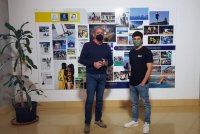 Francisco Castellano recibe y felicita a Luis D&iacute;az, campe&oacute;n de Espa&ntilde;a de la liga Fesurfing 2021
