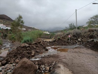 La Aldea: La GC-200, entre El Risco y Agaete, ya está abierta al tráfico