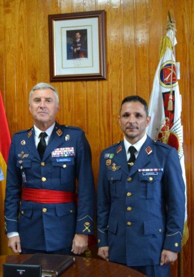 El Comandante Correa toma posesión como jefe del Escuadrón de Vigilancia Aérea 21